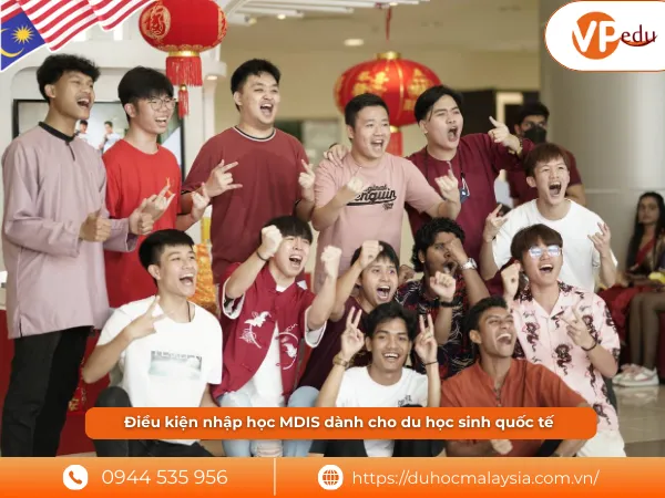 Điều kiện nhập học dành cho du học sinh quốc tế tại MDIS Malaysia