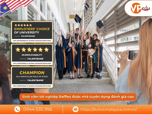 Sinh viên tốt nghiệp Raffles được nhà tuyển dụng đánh giá cao