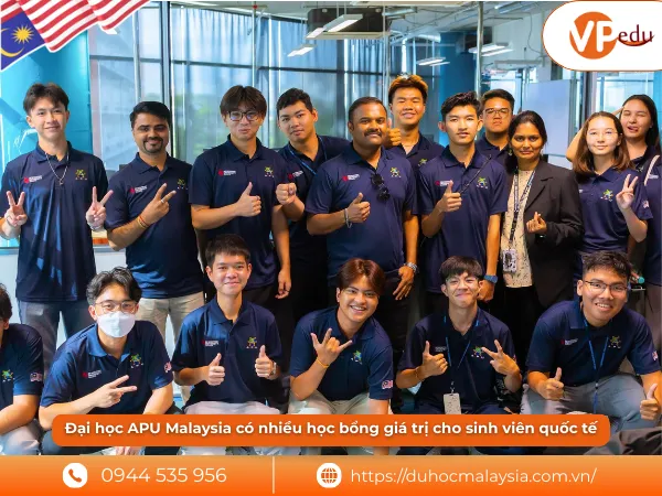 APU Malaysia có nhiều phần học bổng giá trị cho sinh viên quốc tế