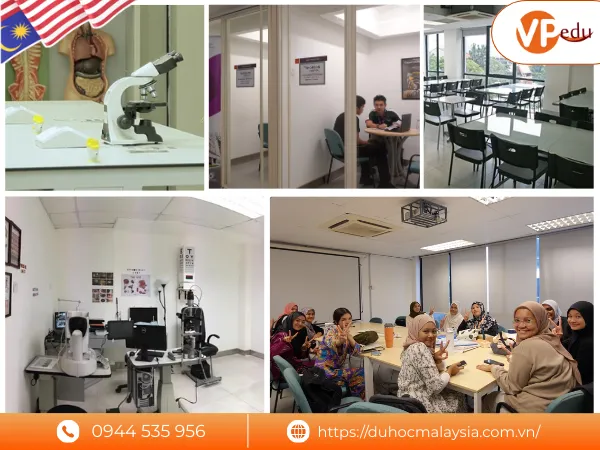 Cơ sở vật chất hiện đại tại Vision University College