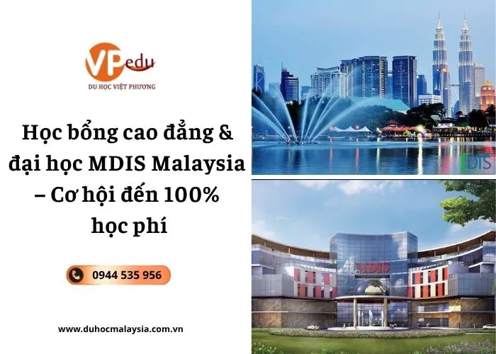 Học bổng cao đẳng & đại học MDIS Malaysia
