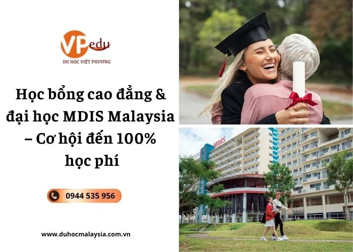 Học bổng cao đẳng & đại học MDIS Malaysia