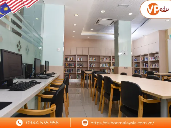 Cơ sở vật chất hiện đại đại học Mở Malaysia