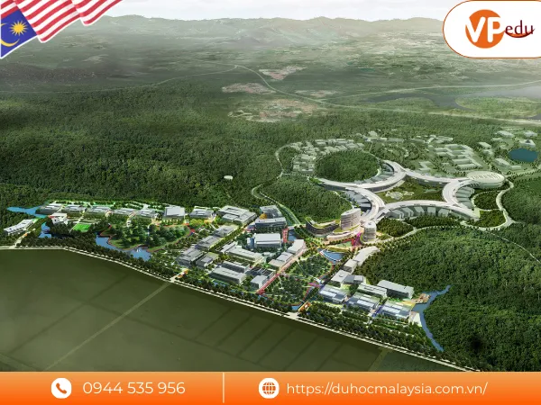 Đại học UTP Malaysia có khuôn viên rộng xanh mát