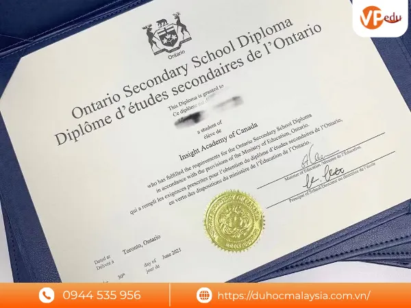 Bằng OSSD được công nhận khi xét tuyển đại học quốc tế